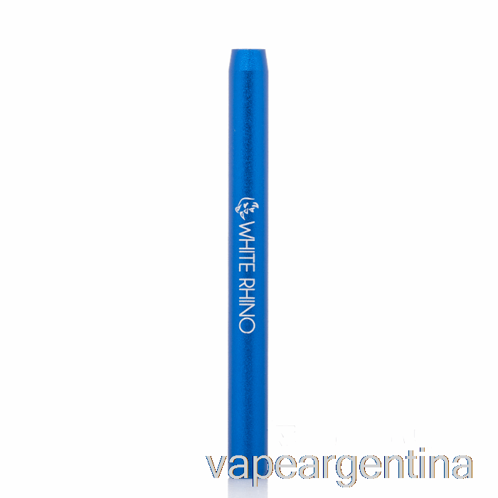 Pipa De Catador De Murciélago De Metal De Rinoceronte Blanco Azul Vape Argentina